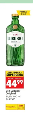 Gin Lubuski Original promocja w Biedronka