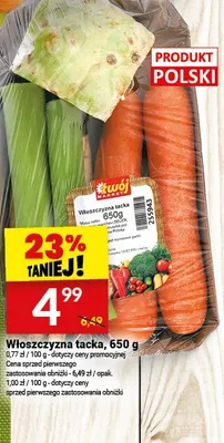 Włoszczyzna tacka promocja w Twój Market