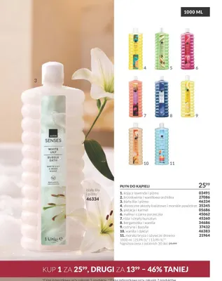 Płyn do kąpieli słoneczne akordy kwiatowe i morskie powietrze Avon promocja w AVON