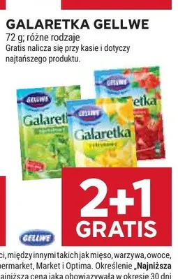 Galaretka truskawkowa Gellwe promocja w Stokrotka