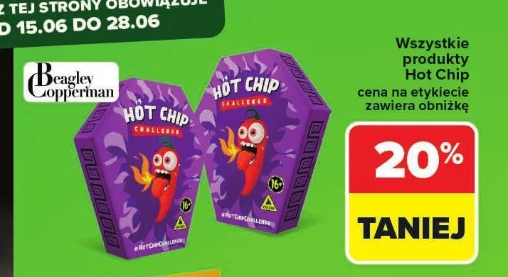 Chipsy Hot Chip Challenge promocja w Carrefour