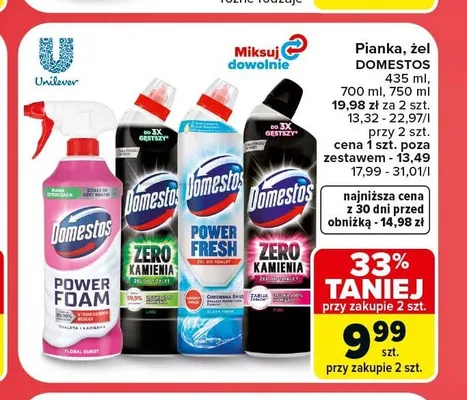 Żel do WC Domestos Power Fresh promocja w Carrefour Market