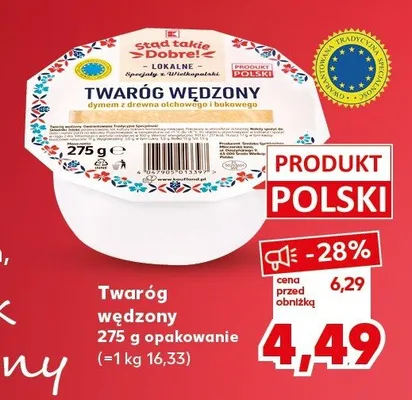 Twaróg wędrzony promocja w Kaufland