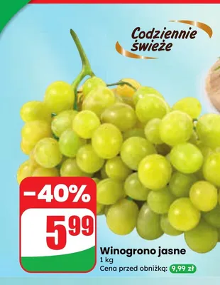 Winogrona jasne promocja w Dino