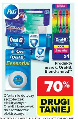 Produkty marek: Oral-B, Blend-a-med promocja w Carrefour
