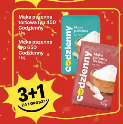 Mąka pszenna tortowa typ 450 Codzienny promocja w Delikatesy Centrum