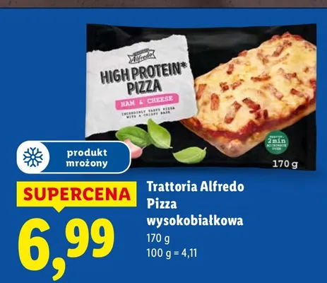 Pizza wysokobiałkowa Trattoria Alfredo promocja w Lidl