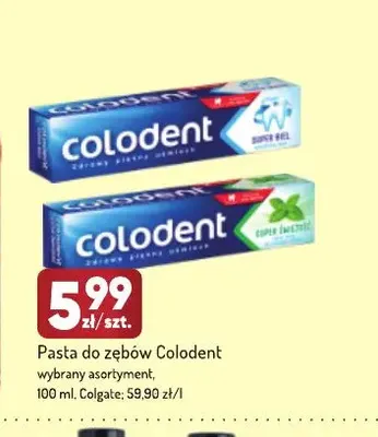 Pasta do zębów Colodent promocja w Avita