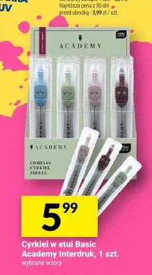 Cyrkiel w etui Basic Academy Interdruk promocja w Twój Market