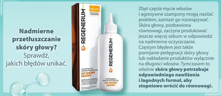 Trychologiczny peeling enzymatyczny do skóry głowy Regenerum promocja w Hebe
