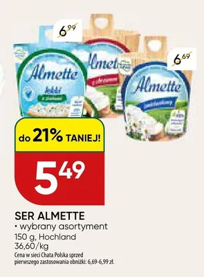 Ser Almette Hochland promocja w Chata Polska