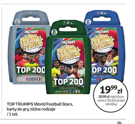 Karty do gry Top Trumps World Football Stars promocja w Empik