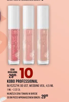 Błyszczyk do ust KOBO PROFESSIONAL Wedding Veil promocja w Drogerie Natura