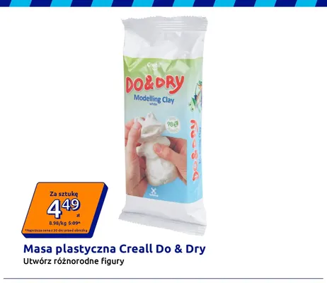 Masa plastyczna Creall Do & Dry promocja w Action