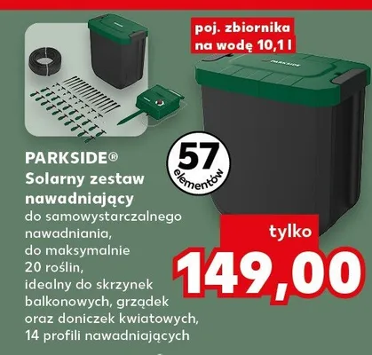 Solarny zestaw nawadniający promocja w Kaufland