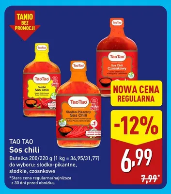 Sos chili słodki Tao promocja w Aldi