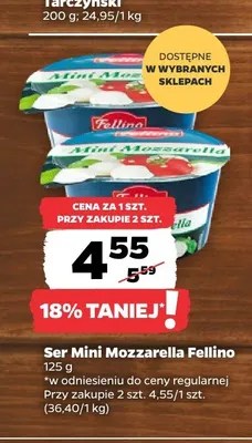 Ser Mini Mozzarella Fellino promocja w Netto