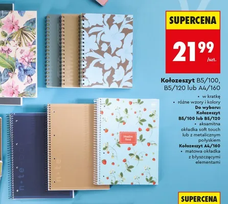 Kołozeszyt A4/160 Interdruk promocja w Biedronka