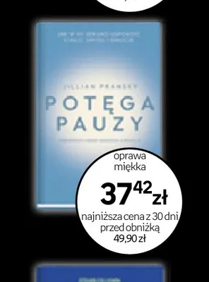 Książka Potęga pauzy Jillian Pransky promocja w Empik