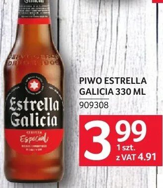 Piwo Estrella Galicia promocja w Selgros