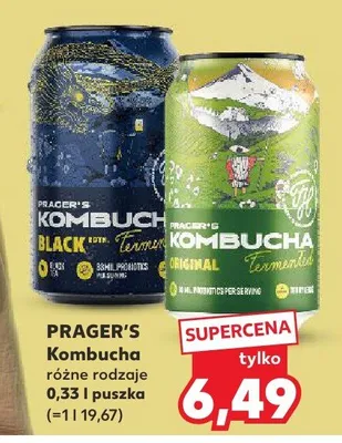 Napój Kombucha różne rodzaje  promocja w Kaufland
