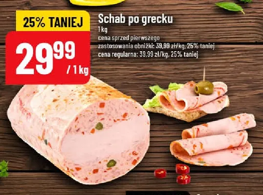 Schab po grecku promocja w POLOmarket