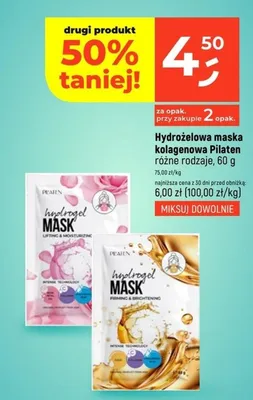 Hydrożelowa maska kolagenowa różne rodzaje promocja w Dealz