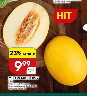 Melon miodowy Brazylia promocja w Chata Polska