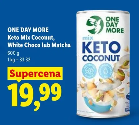 Keto Mix Coconut One Day More promocja w Lidl