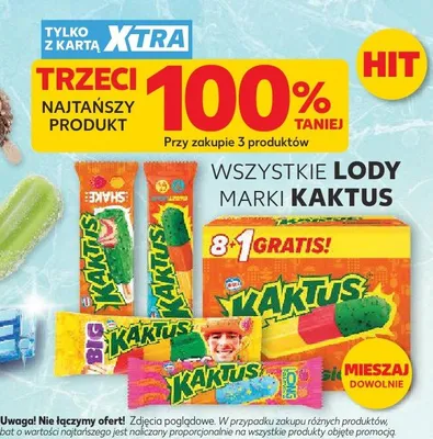 Lody Kaktus promocja w Kaufland