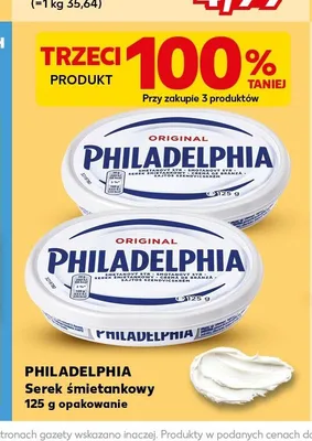 Serek śmietankowy Philadelphia promocja w Kaufland