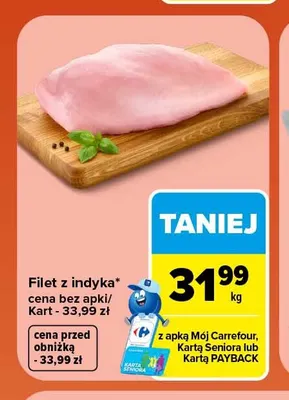 Filet z indyka promocja w Carrefour