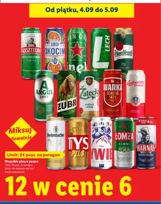 Piwo Budweiser Budvar promocja w Lidl
