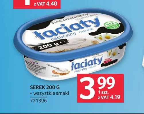 Serek śmietankowy naturalny Łaciate promocja w Selgros