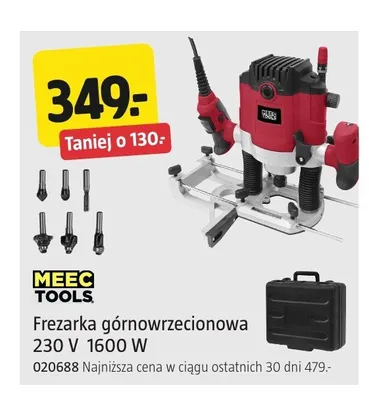 Frezarka górnowrzecionowa MEEC TOOLS promocja w Jula