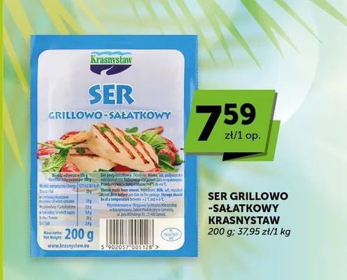 Ser grillowo-sałatkowy Krasnystaw promocja w Groszek