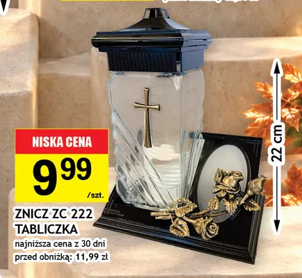 Znicz Zc 222 tabliczka promocja w Gram Market