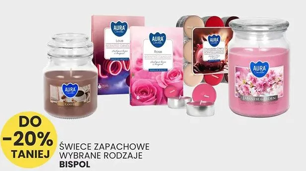 Świece zapachowe wybrane rodzaje promocja w Wafelek