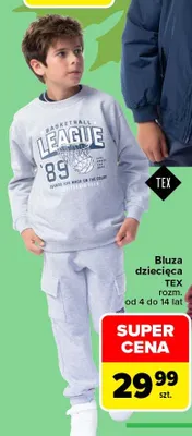 Bluza dziecięca TEX promocja w Carrefour