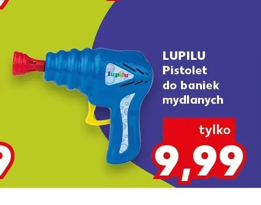 Pistolet do baniek mydlanych Lupilu promocja w Kaufland