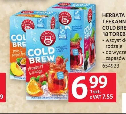 Herbata Teekanne Cold Brew promocja w Selgros