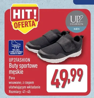 Buty sportowe męskie UP2FASHION promocja w Aldi