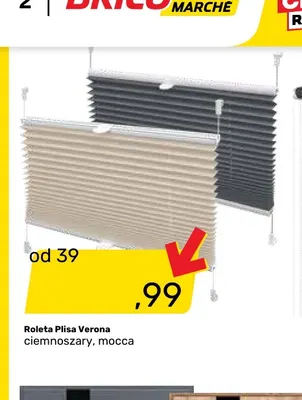 Roleta Plisa Verona promocja w Bricomarche