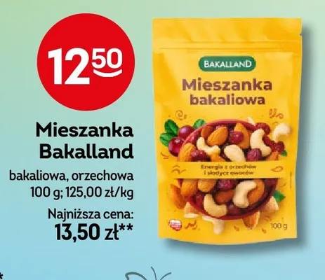 Mieszanka Bakalland bakaliowa, orzechowa promocja w Żabka