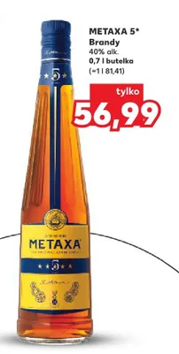 Brandy Metaxa 5* promocja w Kaufland