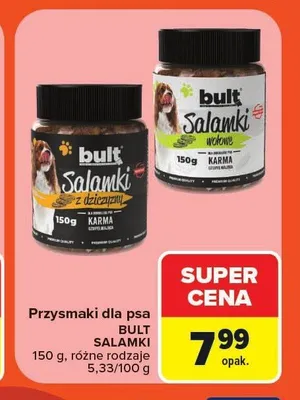 Przysmaki dla psa Bult Salamki wołowe promocja w Carrefour Market