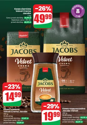 Kawa rozpuszczalna Velvet promocja w Dino