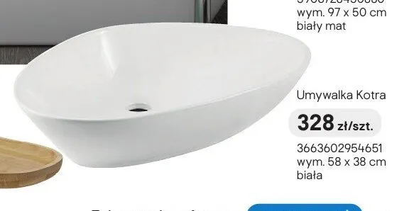 Umywalka Kotra promocja w Castorama