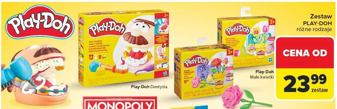 Zestaw Play-Doh różne rodzaje promocja w Carrefour