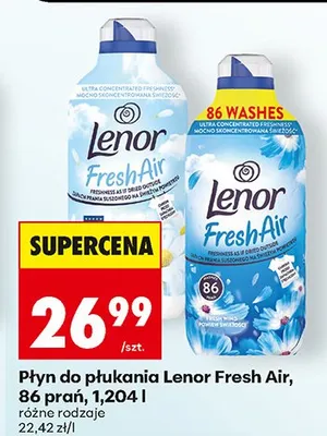 Płyn do płukania Fresh Air, różne rodzaje promocja w Biedronka